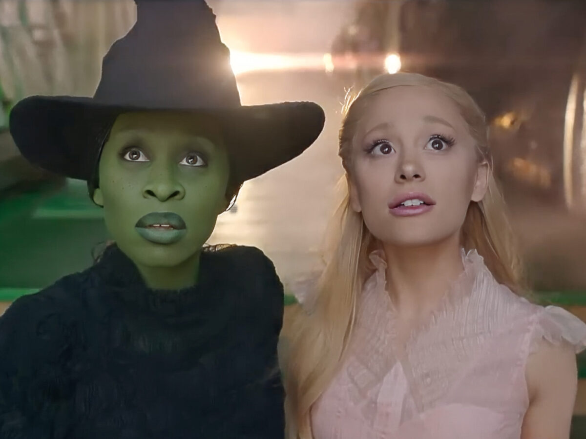 Cynthia Erivo and Ariana Grande as Elphaba and Glinda in Wicked