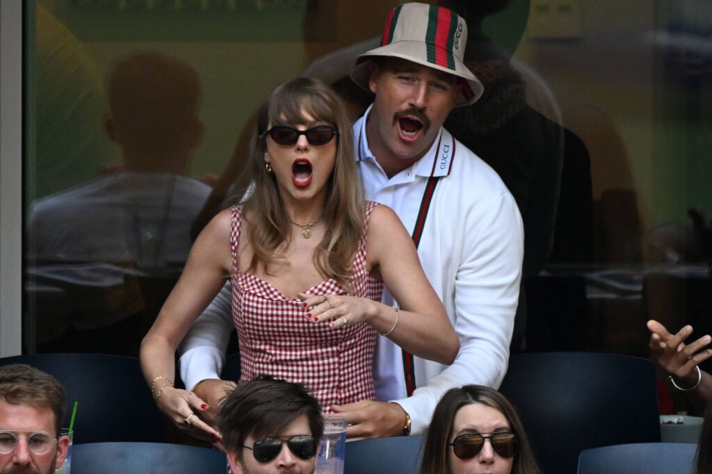 Taylor Swift and Travis Kelce