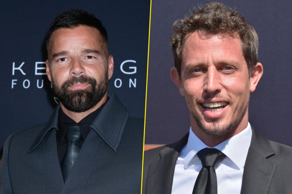 Ricky Martin and Tony Hinchcliffe.