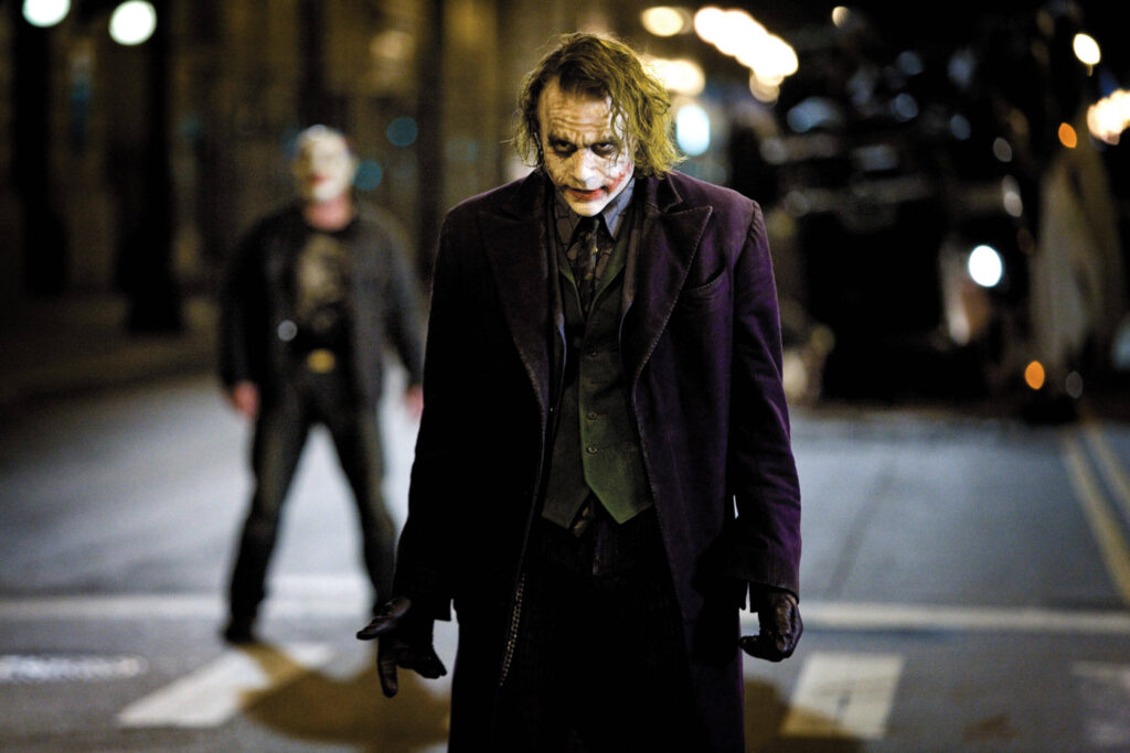 Heath Ledger's Joker.