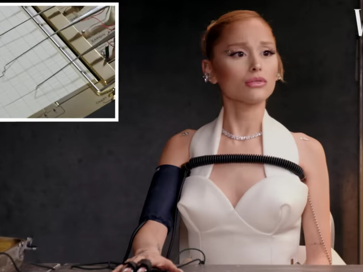Ariana Grande in the Vanity Fair lie detector test