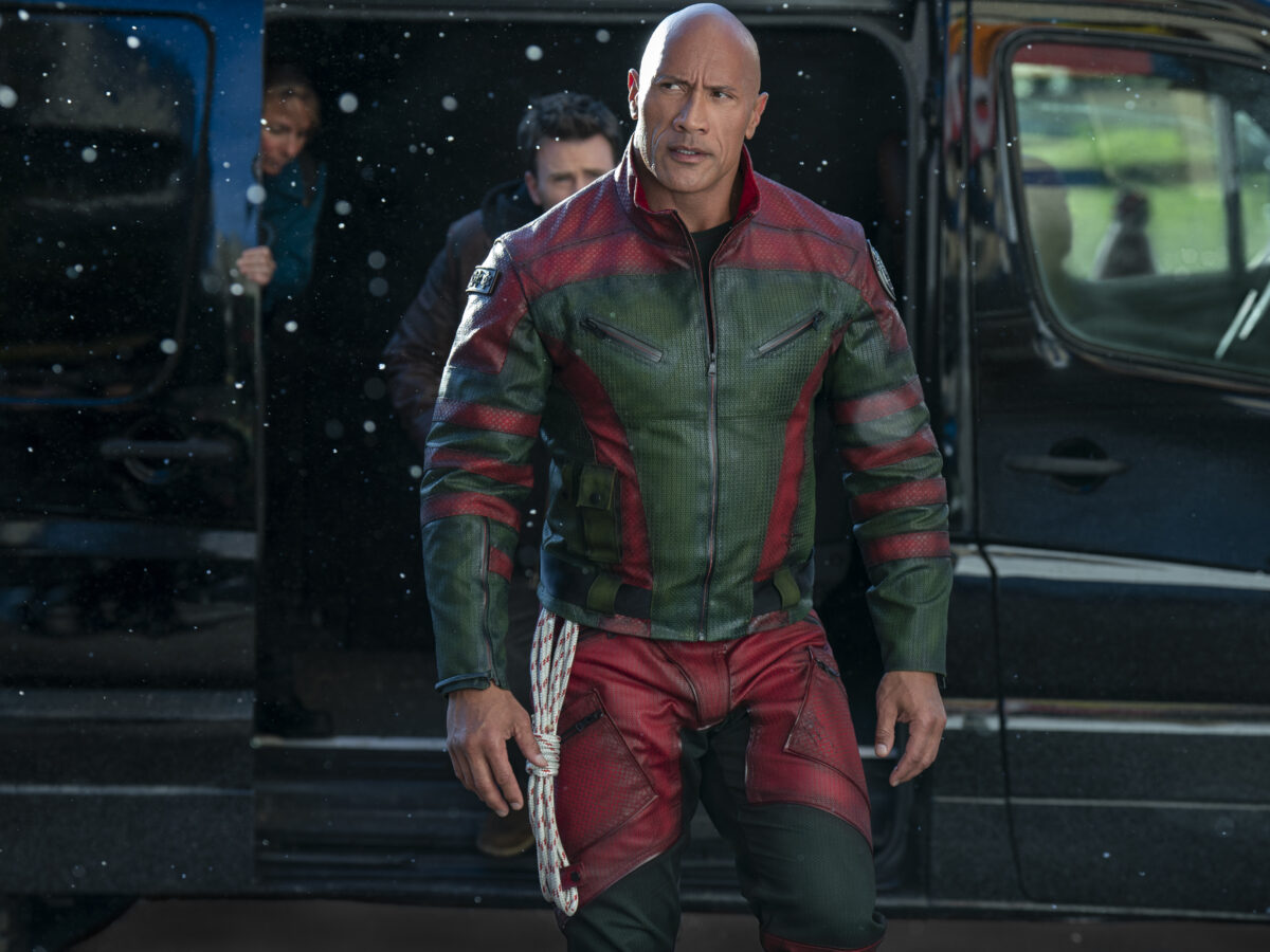 Dwayne Johnson in Red One.