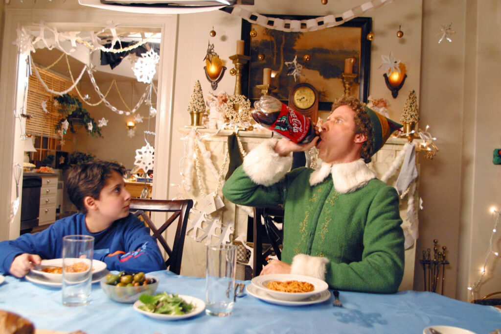 Daniel Tay and Will Ferrell in Elf Pubity Daniel Tay and Will Ferrell in Elf