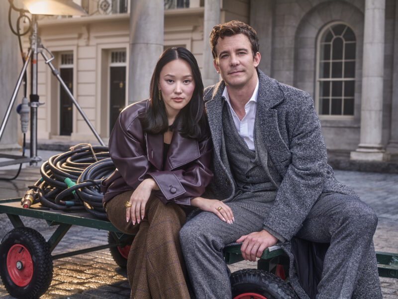 Yerin Ha and Luke Thompson star in season four of Bridgerton