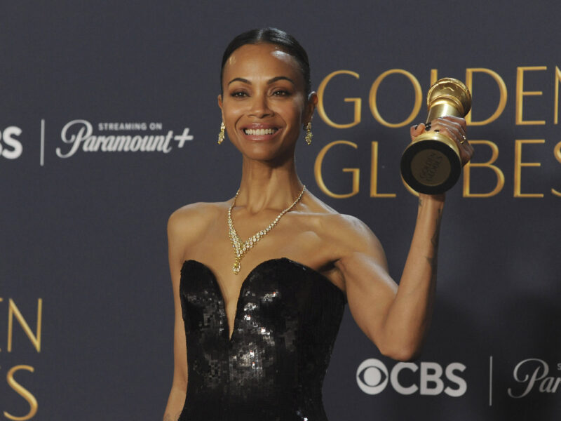 Golden Globe 2025 winner Zoe Saldaña voices Aunt Olga in Elio