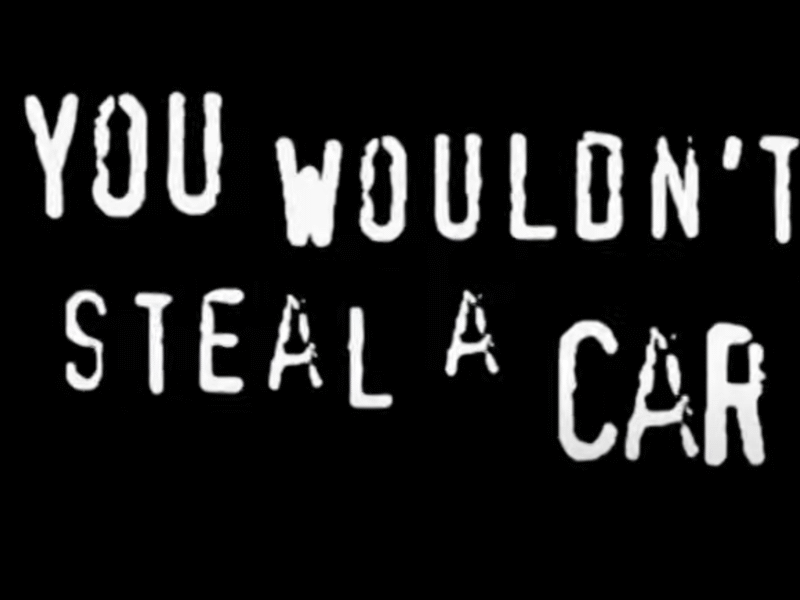 An iconic anti-piracy advert may have been guilty of the crime it was trying to stop.