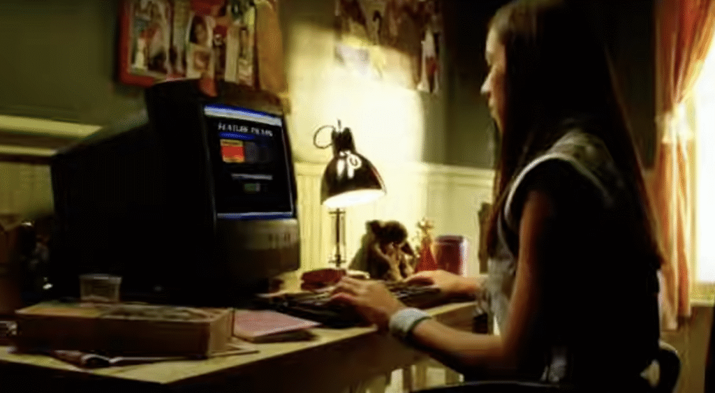 The advert aired before movies in the early 2000s.
