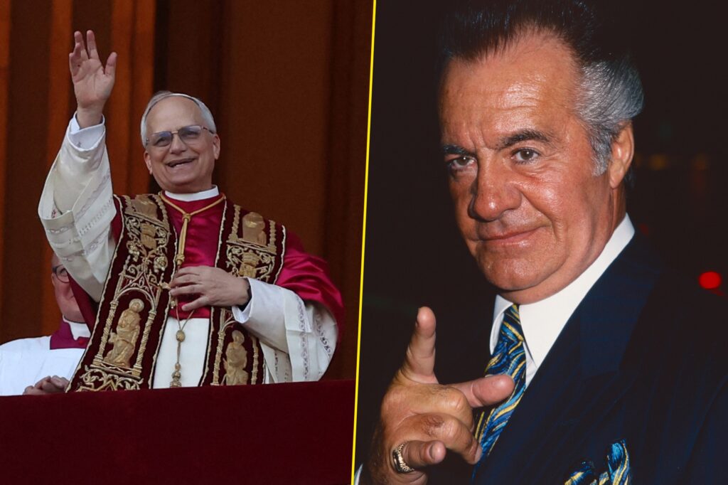 The brother of The Sopranos icon Tony Sirico was in Rome during the conclave.