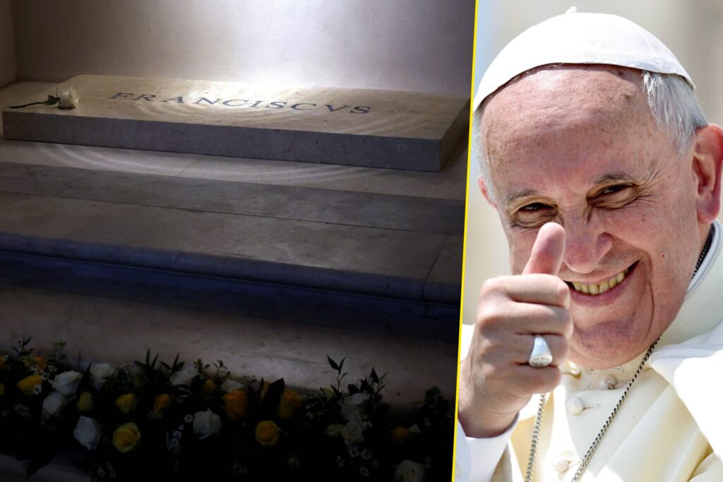 Popes Tomb Pubity Design experts have taken aim at the tomb of Pope Francis.
