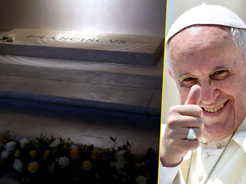 Design experts have taken aim at the tomb of Pope Francis.