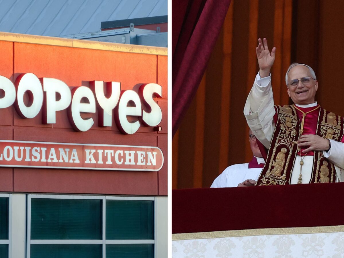 Did Popeyes Produce The Best  Post About The New Pope?