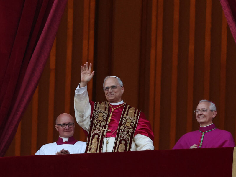 The new pope is here