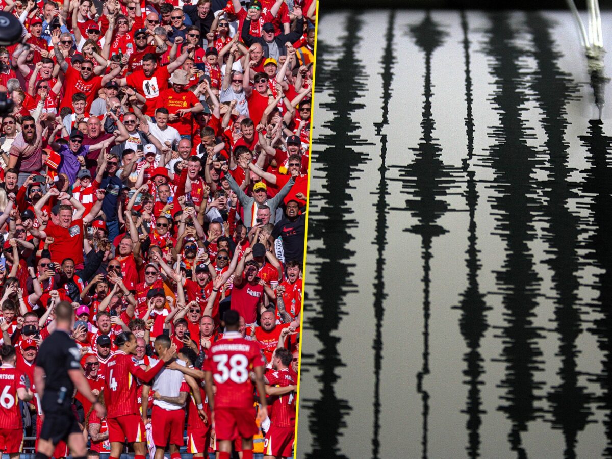 Liverpools fans celebrity caused a seismic tremor just short of a minor earthquake