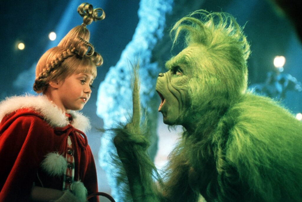 Jim Carrey in the Grinch